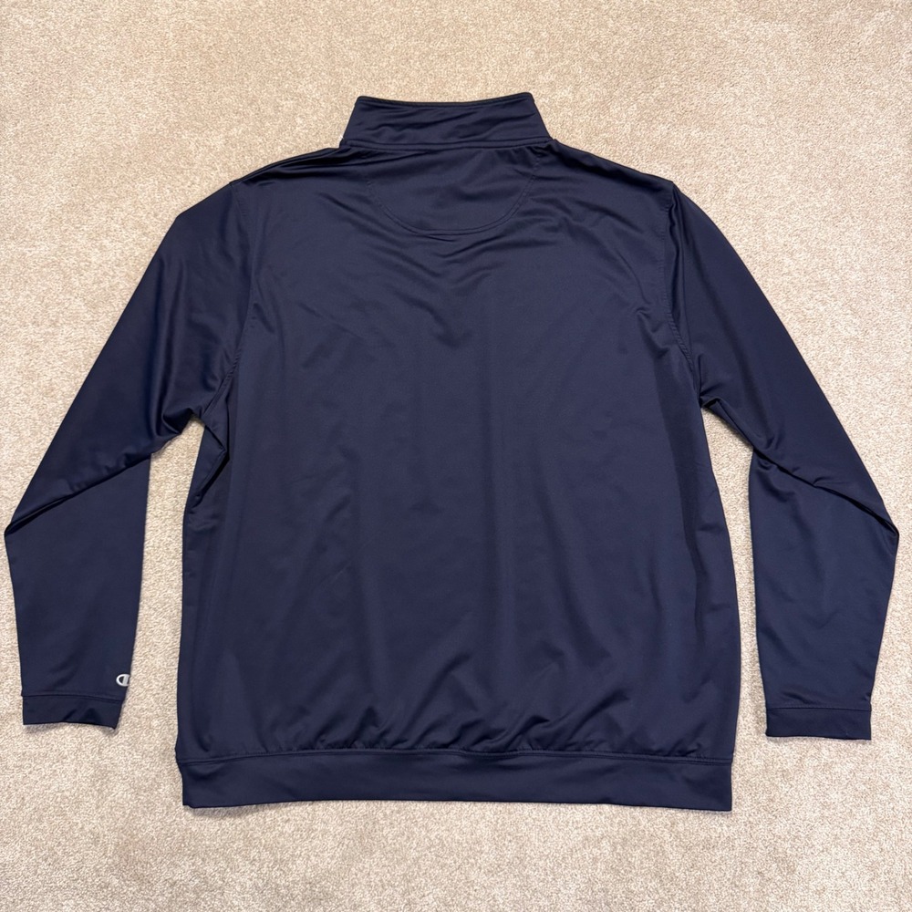 Champion Quarter Zip Pullover Mens 2XL Navy Michigan Wolverines NCAA‎ Athletic - Picture 8 of 8